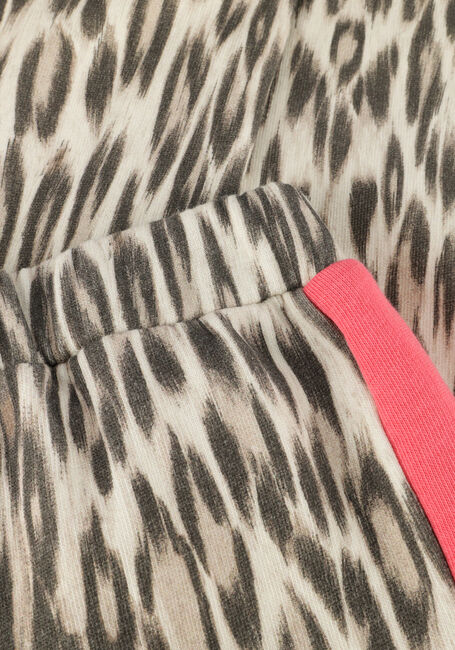 Bruine ALIX MINI Flared broek ANIMAL PANTS - large