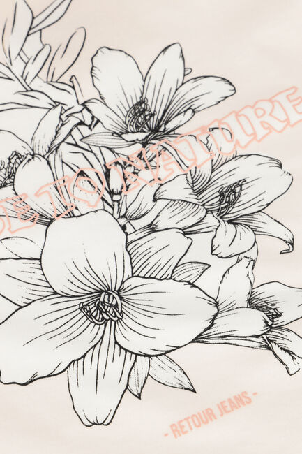 Witte RETOUR T-shirt NATHAN - large