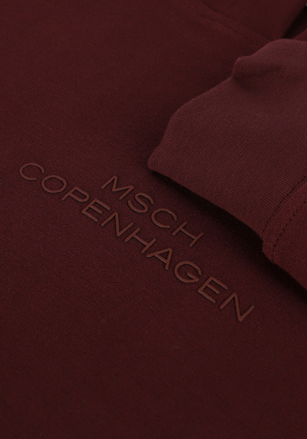 Bordeaux MSCH COPENHAGEN Sweater IMA DS LOGO HOOD SWEATSHIRT - large