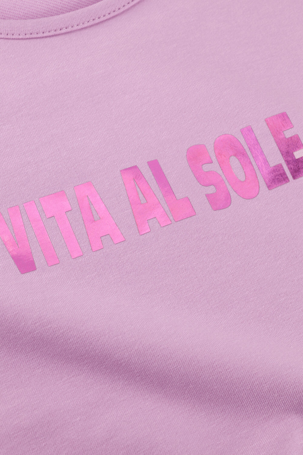 LIKE FLO T-shirt DJEZZ SWEAT TEE en violet - large