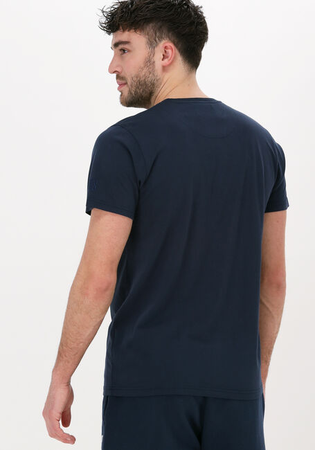 BLS HAFNIA T-shirt MINI OUTLINE LOGO T-SHIRT Bleu foncé - large