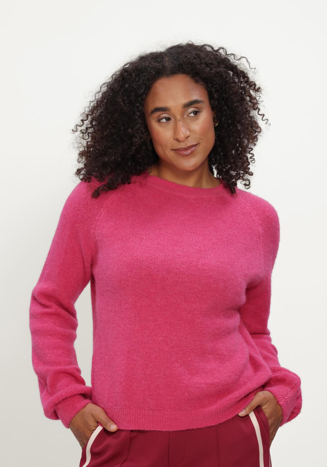 POM AMSTERDAM Pull MILOU ULTRA PINK Fuchsia - large