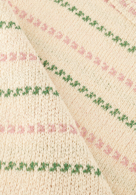 PLAY UP Pull STRIPED JERSEY SWEATER &Eacute;cru - large