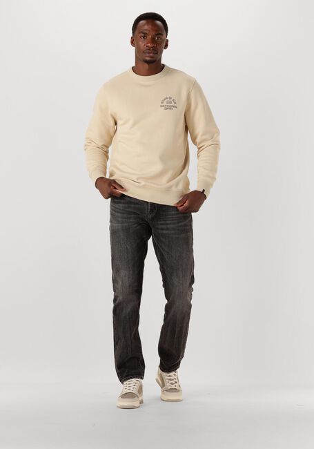 BUTCHER OF BLUE Chandail ARMY FRAT CREW en beige - large
