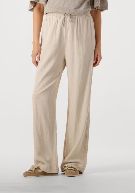 MOS MOSH Pantalon large MMHELIN JOLENE PANT en beige - large