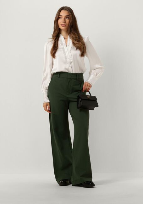 VANILIA Pantalon TAILORED TWILL Vert foncé - large