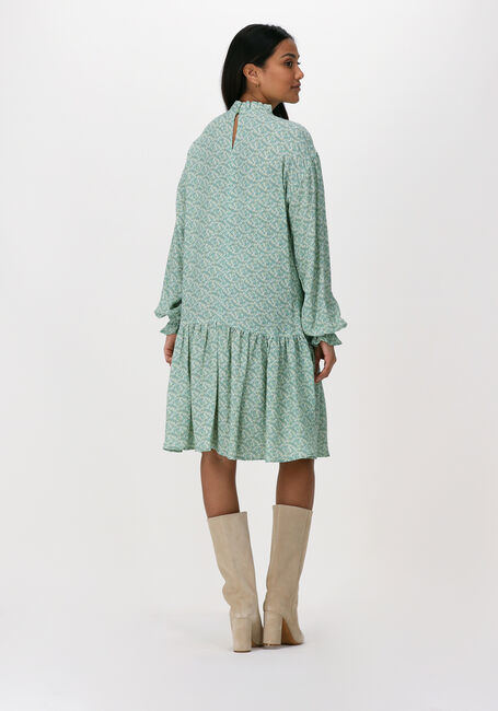 Groene NA-KD Mini jurk FRILL DETAIL MINI DRESS - large