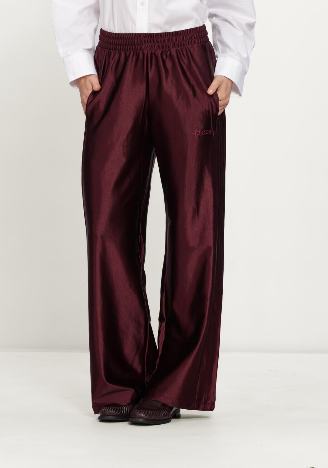 ADIDAS Pantalon large W SAT PT Bordeaux - large