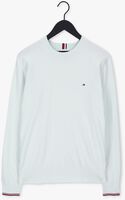 TOMMY HILFIGER Pull TIPPED PIMA CTN MOULINE C-NK Menthe