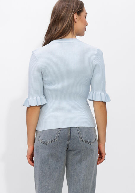 Blauwe Y.A.S. Top YASMIKLA SS KNIT TOP - large