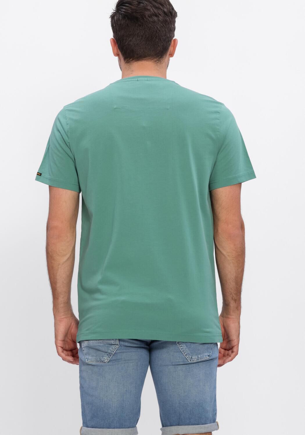 PME LEGEND Polo SHORT SLEEVE R-NECK AMERICAN CLASSIC en vert - large