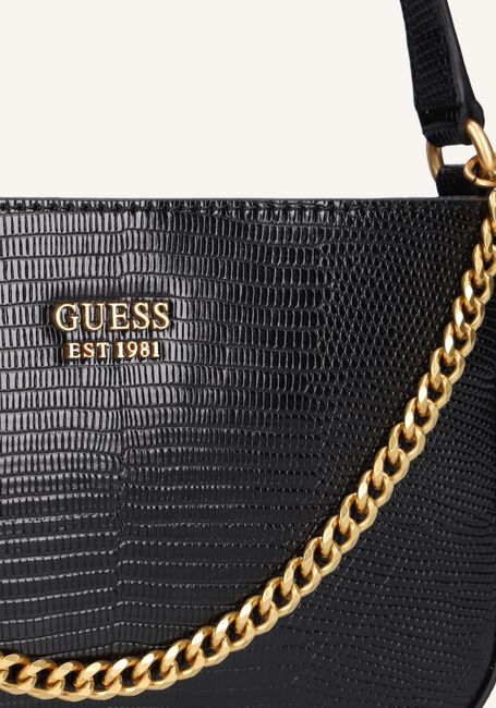 Zwarte GUESS Schoudertas KATEY MINI TOP ZIP SHOULDER BAG Zwarte GUESS Schoudertas KATEY MINI TOP ZIP SHOULDER BAG - large