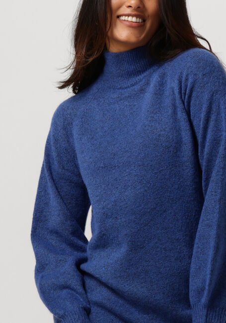 Y.A.S. Robe midi YASBALIS LS FUNNEL KNIT DRESS en bleu - large