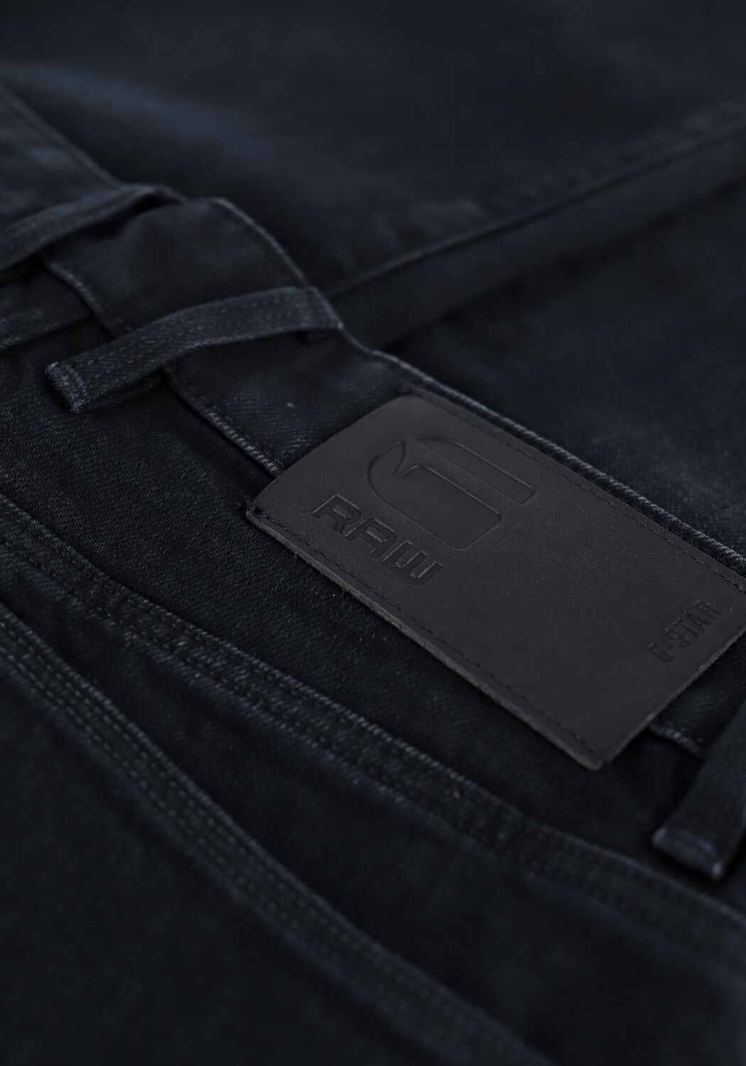 Zwarte G-STAR RAW Straight leg jeans C830 - KIR NIGHT STRETCH DENIM - large