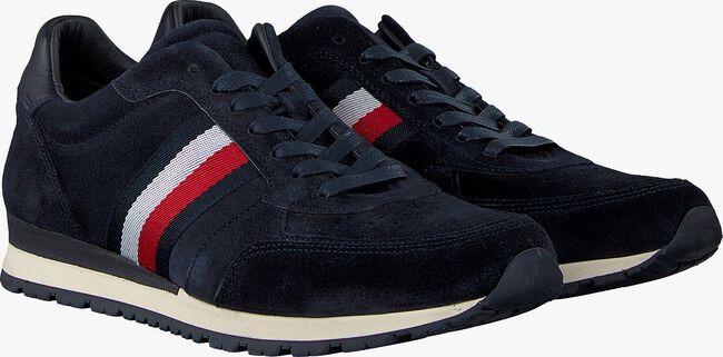 Blue TOMMY HILFIGER shoe LUXERY SUEDE RUNNER  - large
