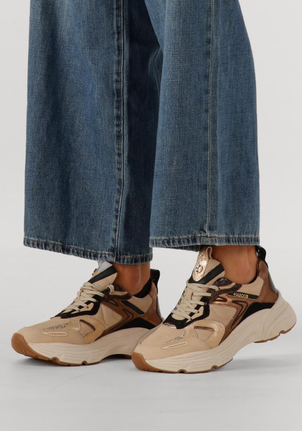 Beige HABOOB Sneakers OLIVIA - large