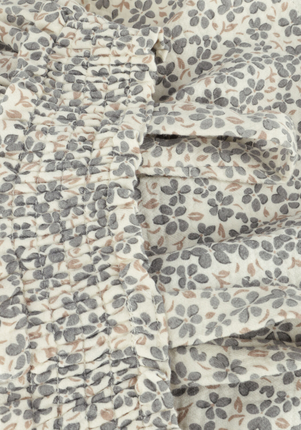 QUINCY MAE Grenouill&egrave;res MAE SMOCKED TOPP + BLOOMER SET POPPY Lilas - large