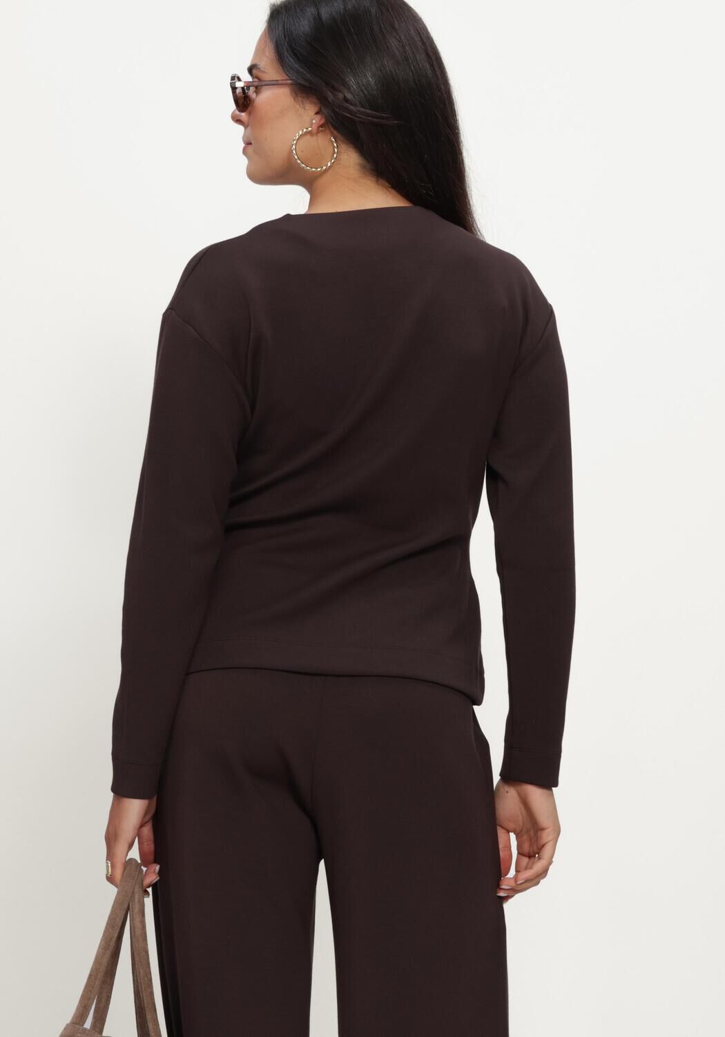 INWEAR AGGIEIW VINCENT KNOT BLOUSE Blouses en marron - large