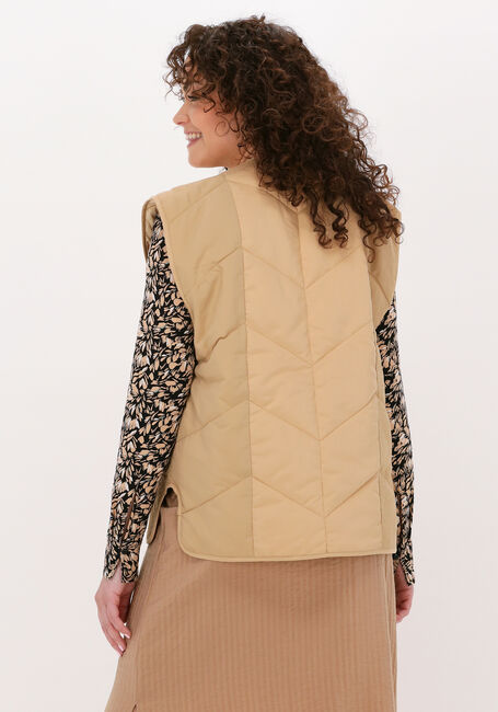 ANOTHER LABEL Veste sans manches EIRA VEST Sable - large