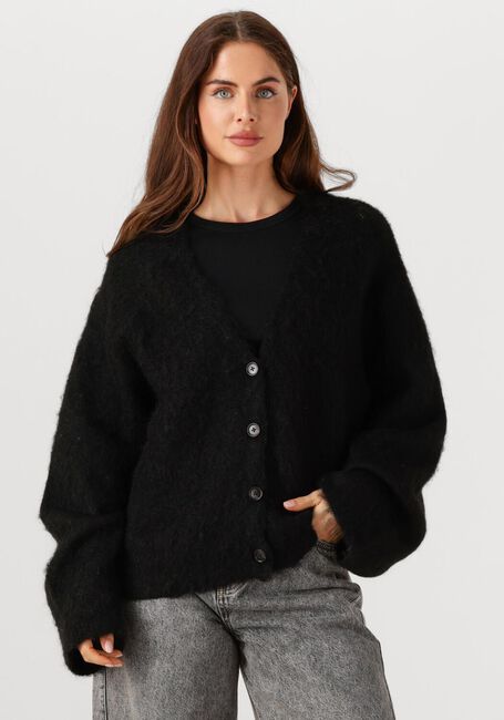 EDITED Gilet ONORINA MOHAIR CARDIGAN en noir - large