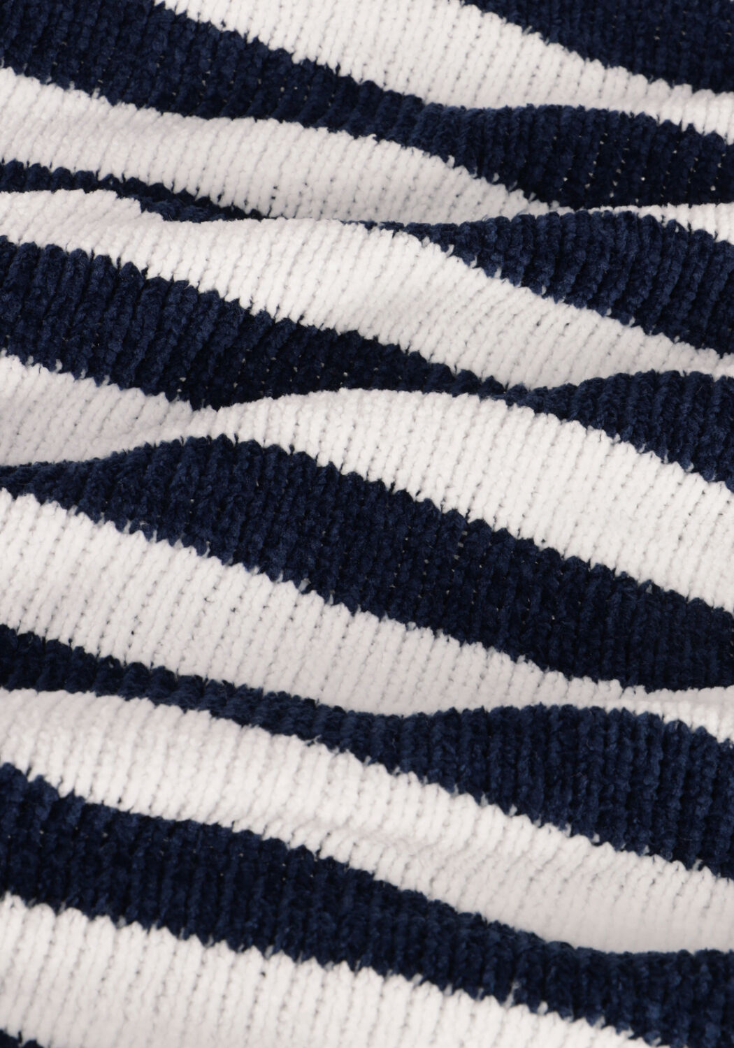 SCOTCH & SODA Pull TEXTURED STRIPE SWEATSHIRT Bleu fonc&eacute; - large