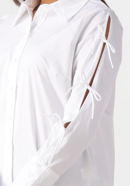 Witte CO'COUTURE  POPPY TIE SLEEVE SHIRT - large