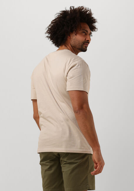 Beige TOMMY JEANS T-shirt TJM CLASSIC LINEAR LOGO TEE - large