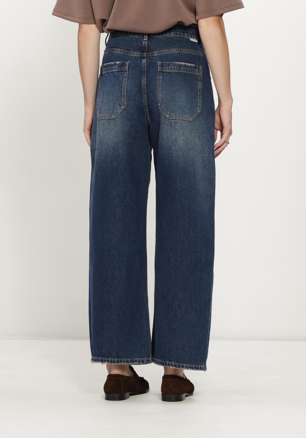 Blauwe CIRCLE OF TRUST Wide jeans CODY DNM - large