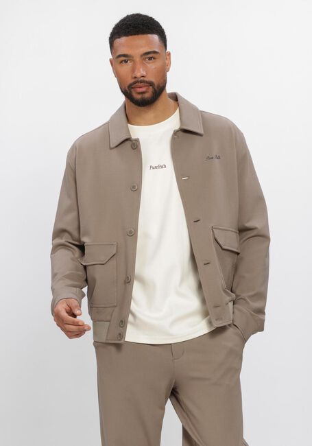 PURE PATH Surchemise PUNTA en taupe - large