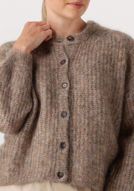 DES PETITS HAUTS Pull ALMA en taupe - large