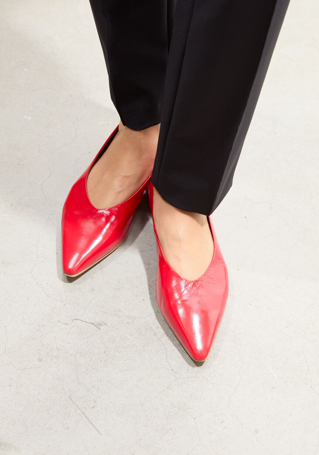 &Aacute;NGEL ALARC&Oacute;N 24502 Ballerines en rouge - large