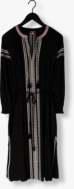 Zwarte SCOTCH & SODA Midi jurk MIDI DRESS WITH EMBROIDERY DETAILS - large