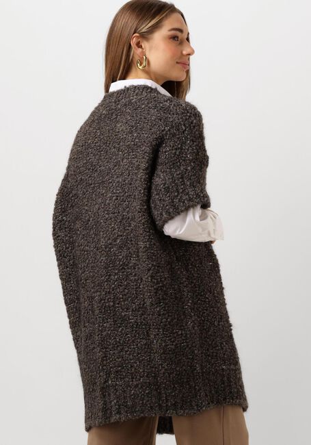 NUKUS Gilet BESS CARDIGAN en marron - large