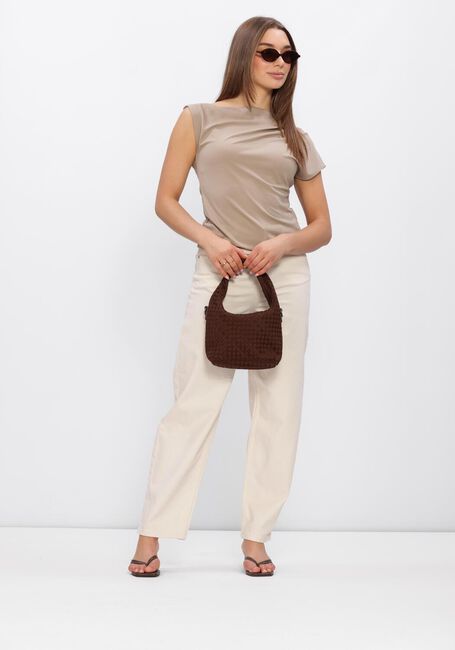 SELECTED WOMEN Haut SLFMOLLY SS TOP en beige - large