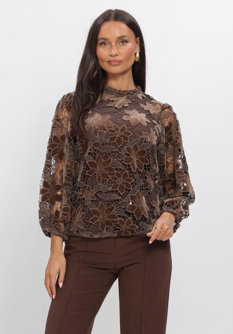 AAIKO Haut SHAILA VELVET PES 500 en marron - large