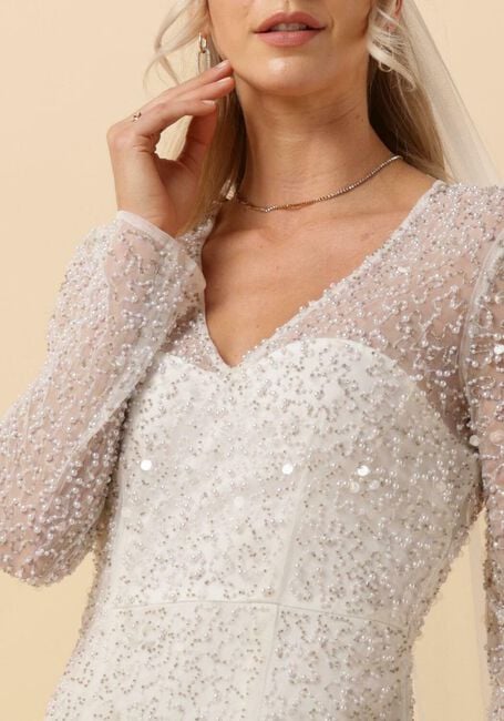Y.A.S. YASVANESSA LS MAXI TRAIN DRESS - CELEB Mode mariage en blanc - large