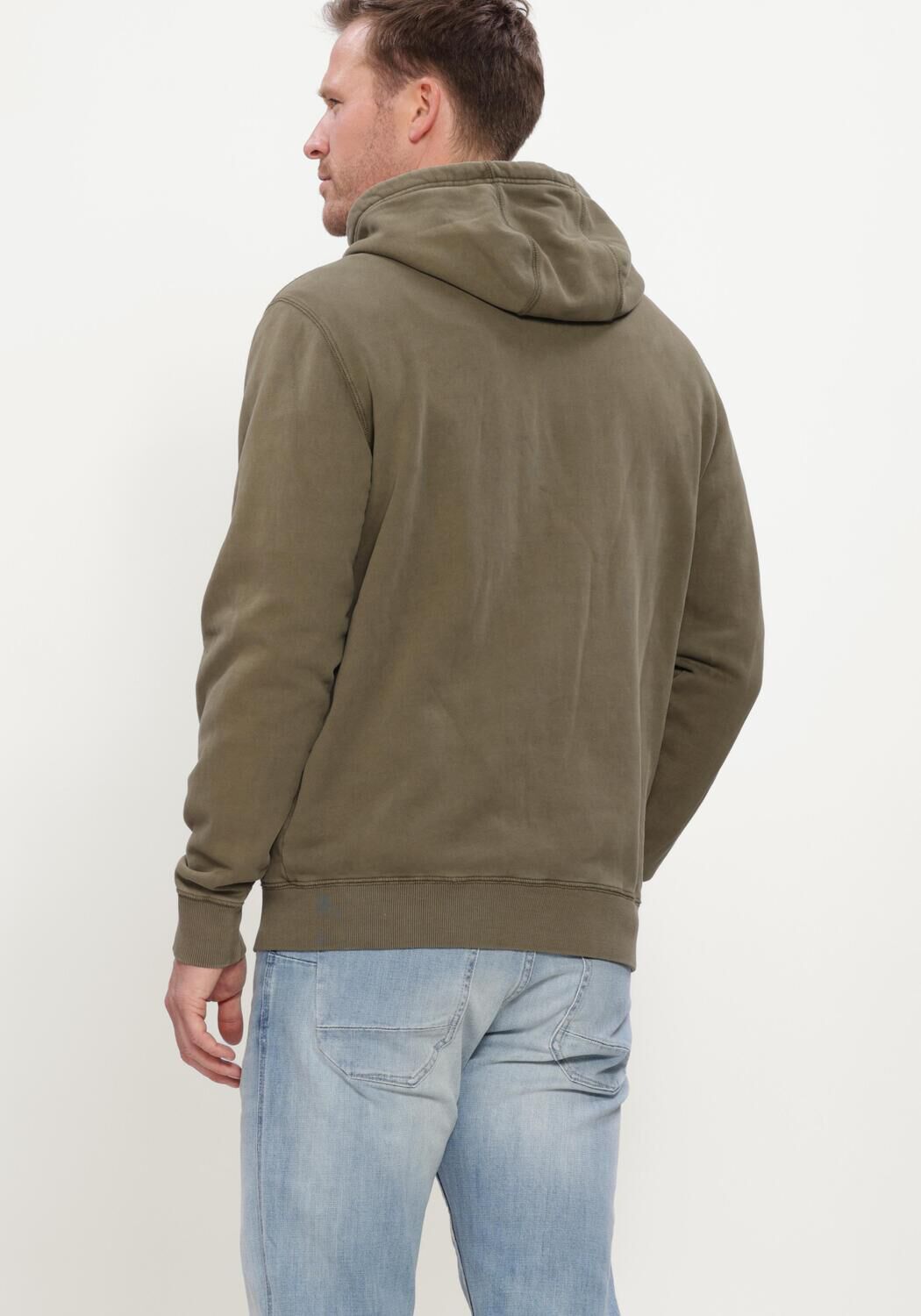 PME LEGEND Chandail HOODED DRY PEACHED FLEECE GD Kaki - large