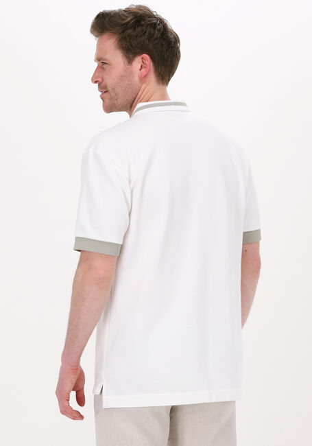 FRED PERRY Polo ZIP NECK POLO SHIRT Blanc - large