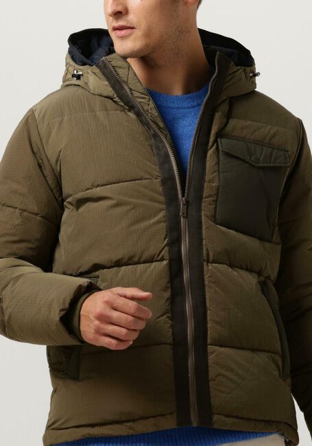 SCOTCH & SODA Veste matelassé HOODED PUFFA JACKET Kaki - large