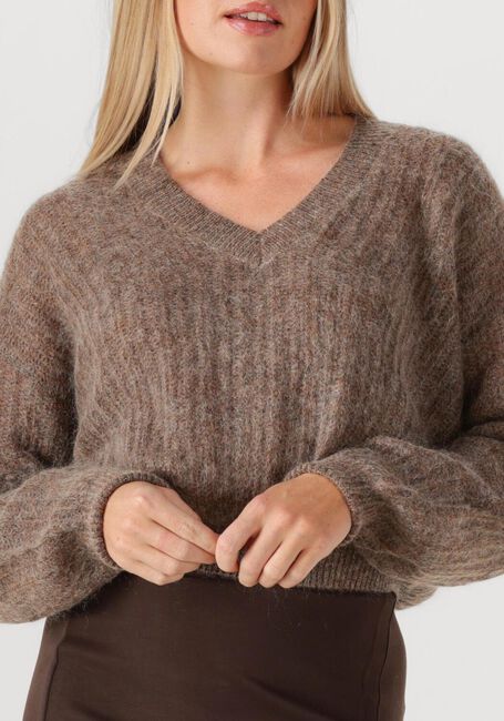 Taupe AIMEE THE LABEL Trui TARAN - large