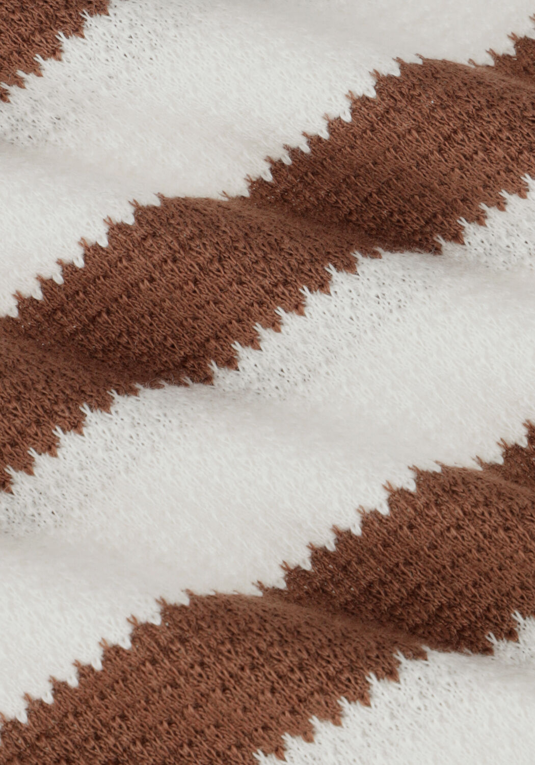 Bruine INDIAN BLUE JEANS T-shirt T-SHIRT STRIPED PUFFED SLEEVE - large