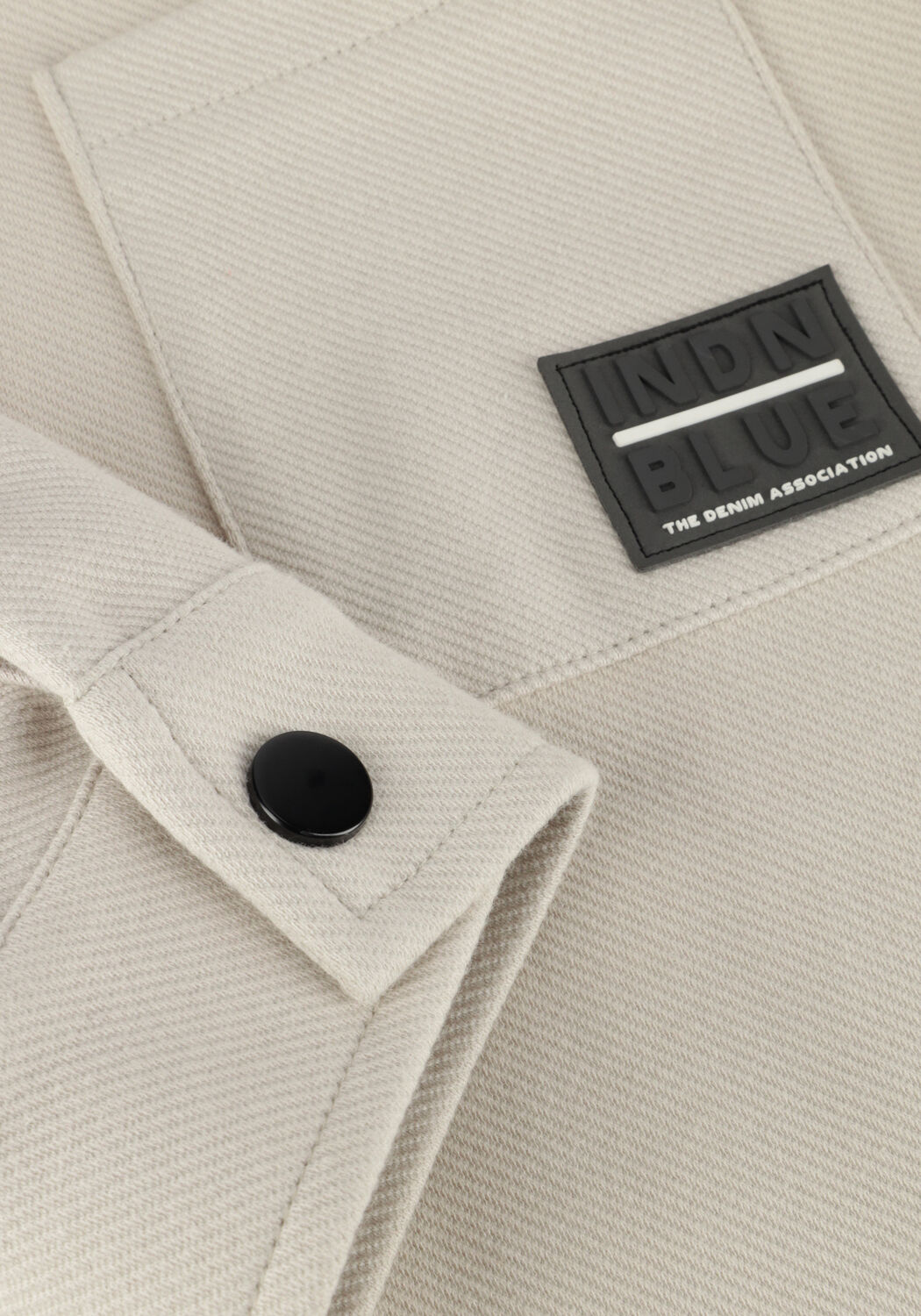 Grijze INDIAN BLUE JEANS  SHIRT JACKET TWILL - large