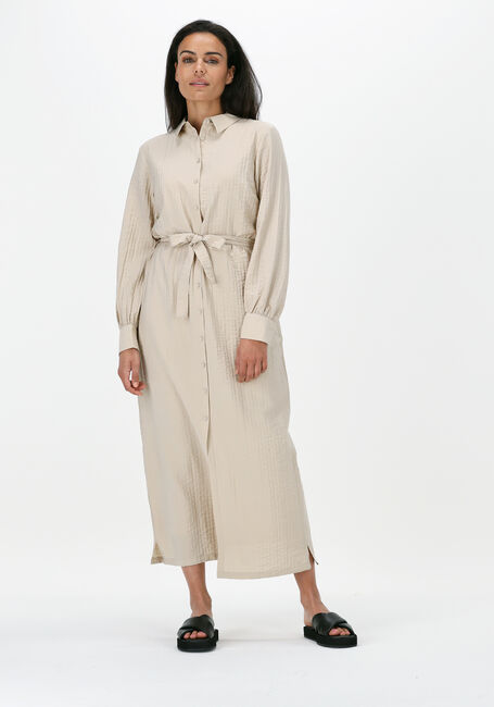 ANOTHER LABEL Robe maxi CHANIWA STRUCTURED DRESS en beige - large