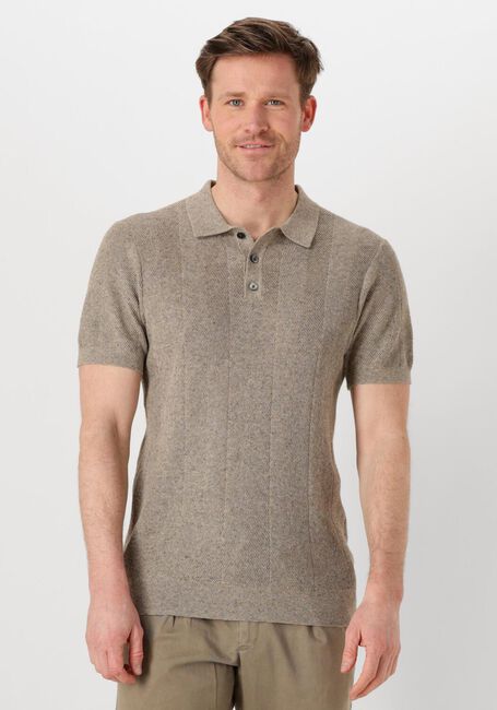 Beige PROFUOMO Polo POLO SHORT SLEEVE - large