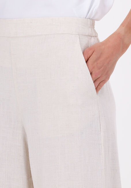 MSCH COPENHAGEN Pantalon large MARIET ANKLE PANTS en beige - large