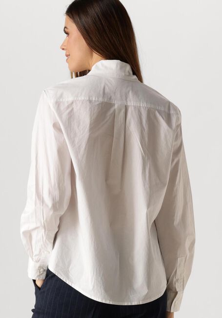 Witte SUMMUM  BLOUSE CRISPY POPLIN DIAMANTS - large