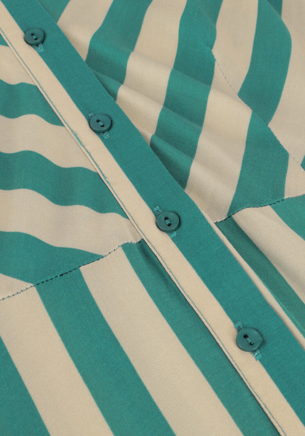 Blauwe Y.A.S. Maxi jurk YASSAVANNA LONG SHIRT DRESS - large