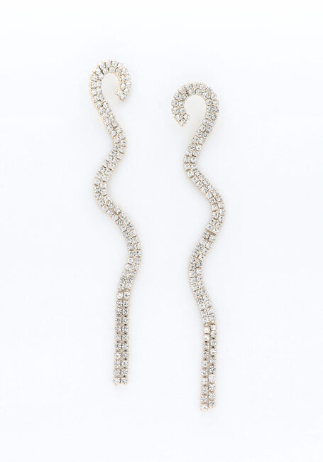 NOTRE-V Boucles d'oreilles X BO - SPRANKLING PYTHON Doré - large