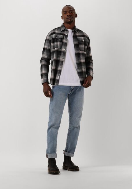 SELECTED MEN Surchemise REGSCOT CHECK SHIRT Bleu foncé - large