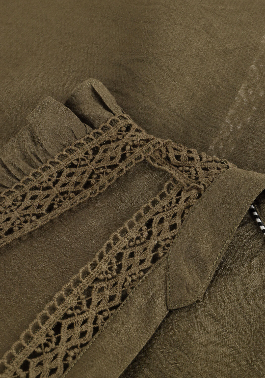 Olijf CO'COUTURE Top CARYNCC FRILL TOP - large